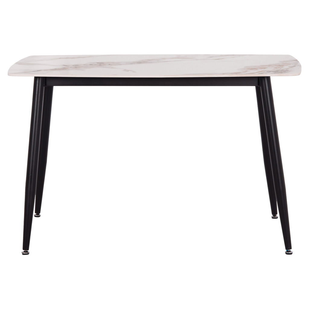 ΤΡΑΠΕΖΙ RAVEN HM9854.04 ΚΕΡΑΜΙΚΟ TOP ΜΕ ΟΨΗ ΜΑΡΜΑΡΟΥ τ.CALACATTA 120x70x73Υεκ.