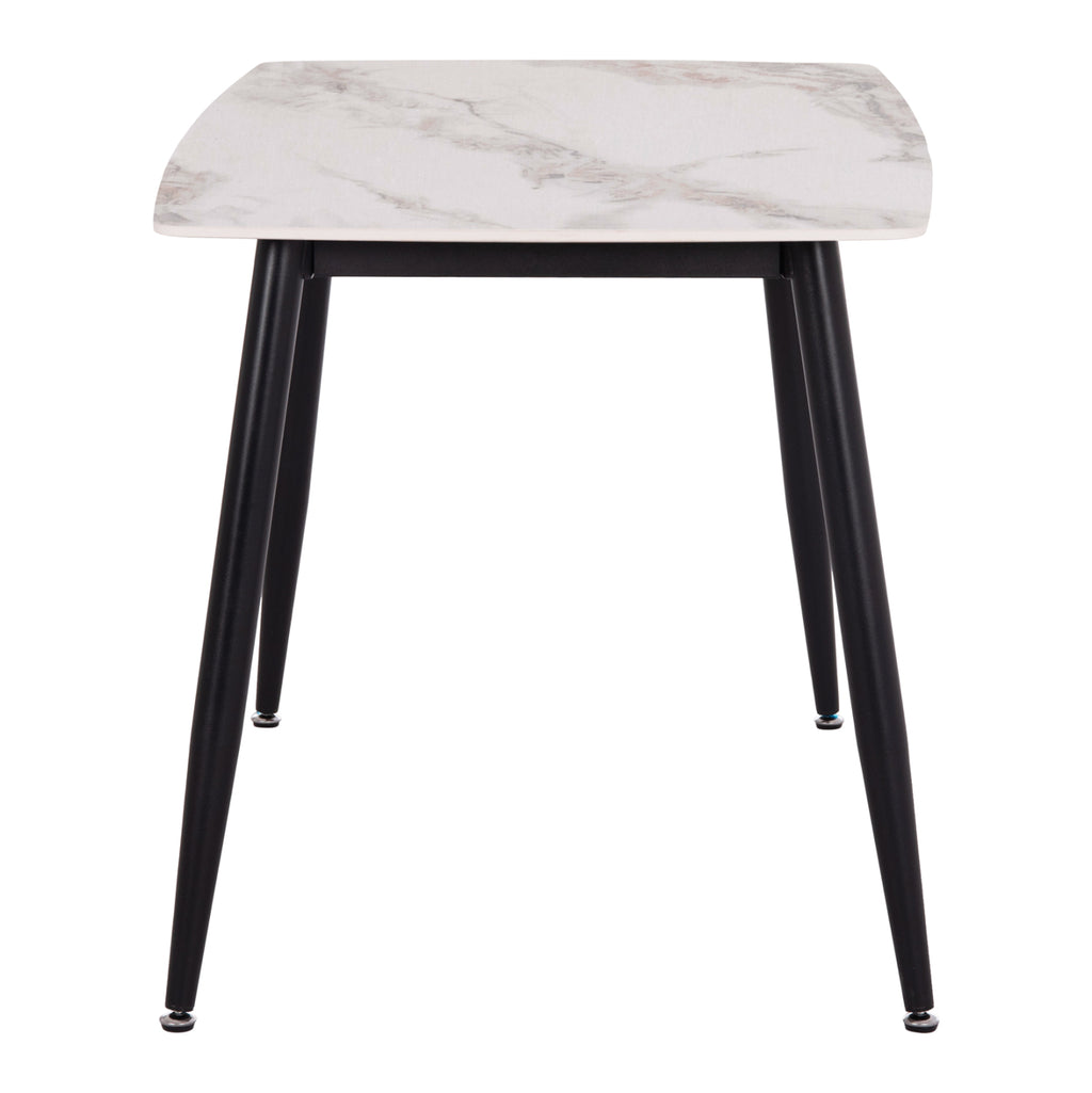ΤΡΑΠΕΖΙ RAVEN HM9854.04 ΚΕΡΑΜΙΚΟ TOP ΜΕ ΟΨΗ ΜΑΡΜΑΡΟΥ τ.CALACATTA 120x70x73Υεκ.