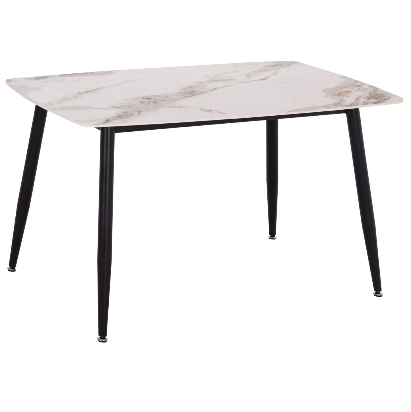 ΤΡΑΠΕΖΙ RAVEN HM9854.04 ΚΕΡΑΜΙΚΟ TOP ΜΕ ΟΨΗ ΜΑΡΜΑΡΟΥ τ.CALACATTA 120x70x73Υεκ.