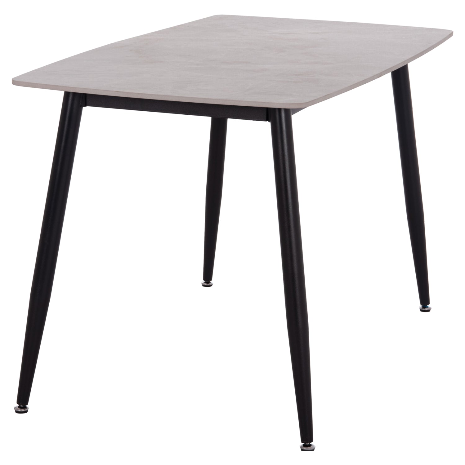 ΤΡΑΠΕΖΙ RAVEN HM9854.13 ΚΕΡΑΜΙΚΟ TOP ΓΚΡΙ ΜΑΡΜΑΡΟ-ΜΑΥΡΟ ΜΕΤΑΛΛΟ 120x70x73Υεκ.