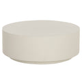 ΤΡΑΠΕΖΙ ΜΕΣΗΣ FIBER CEMENT ΣΤΡΟΓΓΥΛΟ KYOKO HM6579.02 ΜΠΕΖ Φ90x34Υεκ.