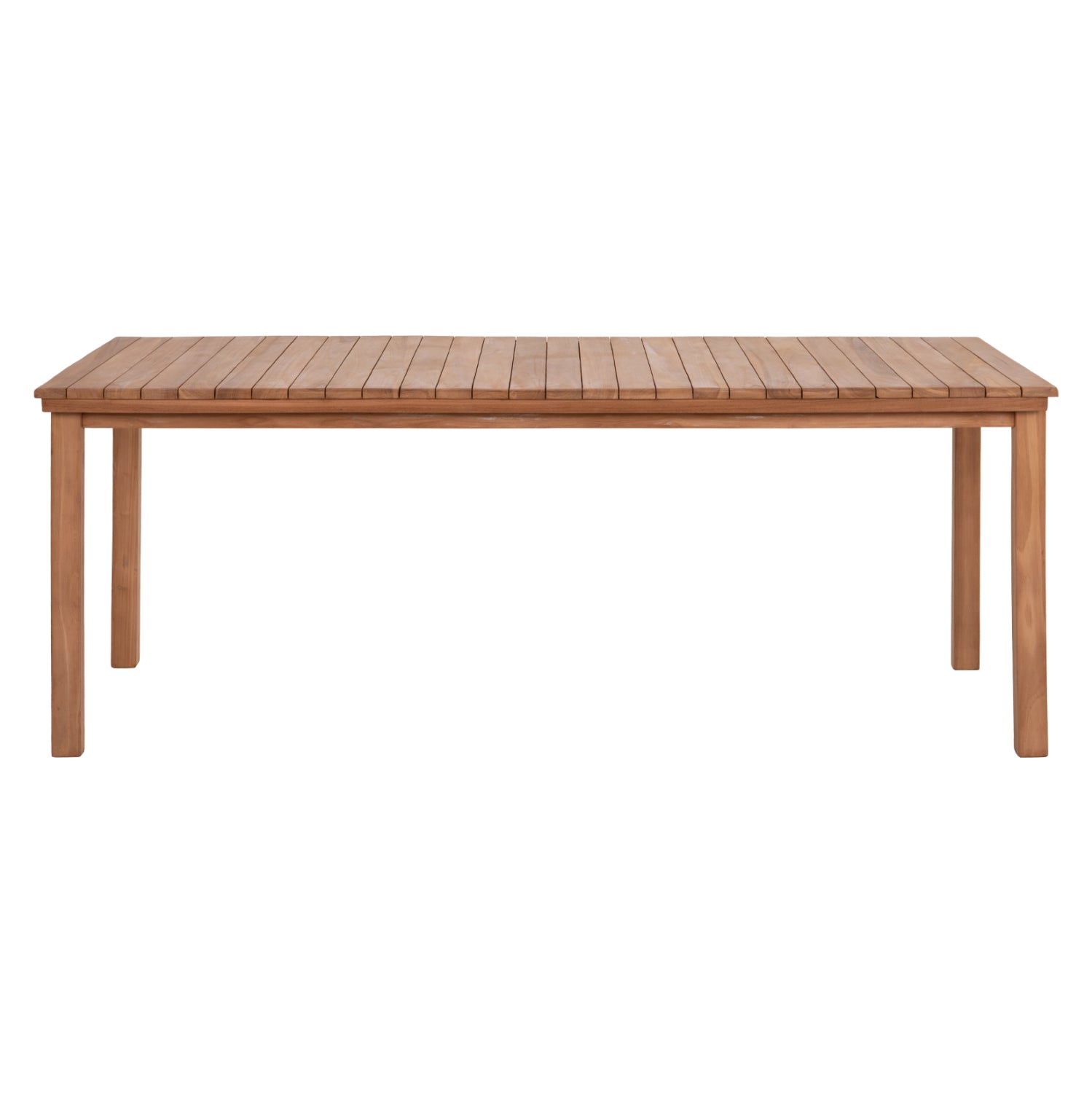ΤΡΑΠΕΖΙ ΟΡΘΟΓΩΝΙΟ FINTO HM6616 ΞΥΛΟ TEAK--ΦΥΣΙΚΟ 200x100x75Υεκ.