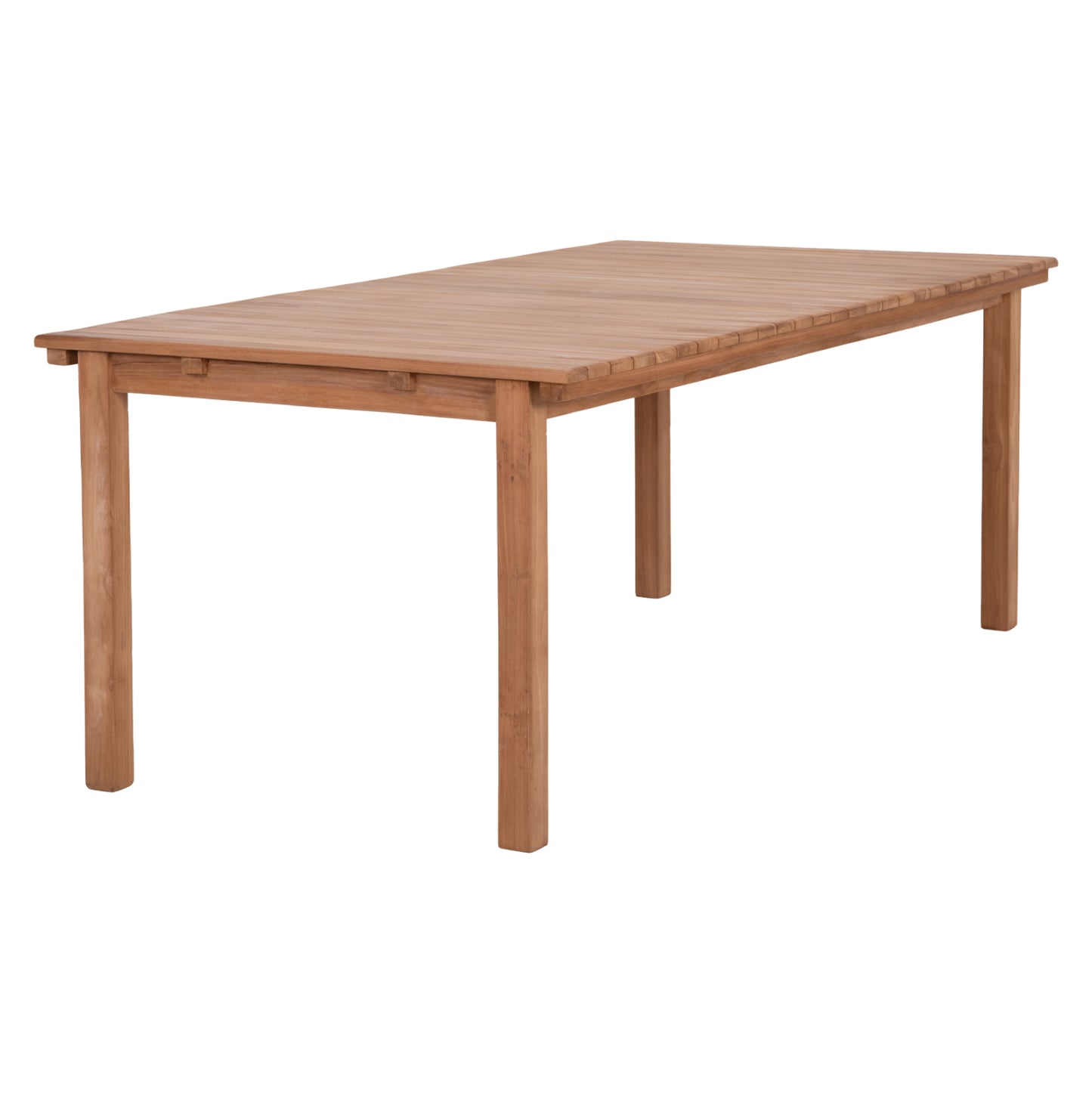 ΤΡΑΠΕΖΙ ΟΡΘΟΓΩΝΙΟ FINTO HM6616 ΞΥΛΟ TEAK--ΦΥΣΙΚΟ 200x100x75Υεκ.