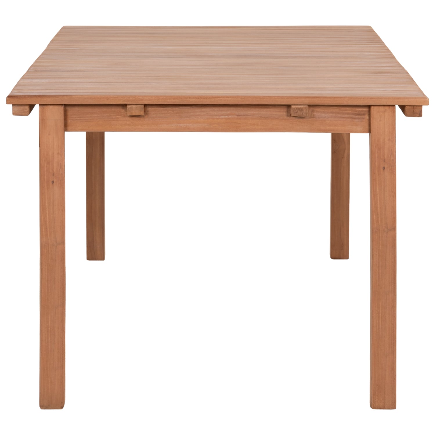 ΤΡΑΠΕΖΙ ΟΡΘΟΓΩΝΙΟ FINTO HM6616 ΞΥΛΟ TEAK--ΦΥΣΙΚΟ 200x100x75Υεκ.