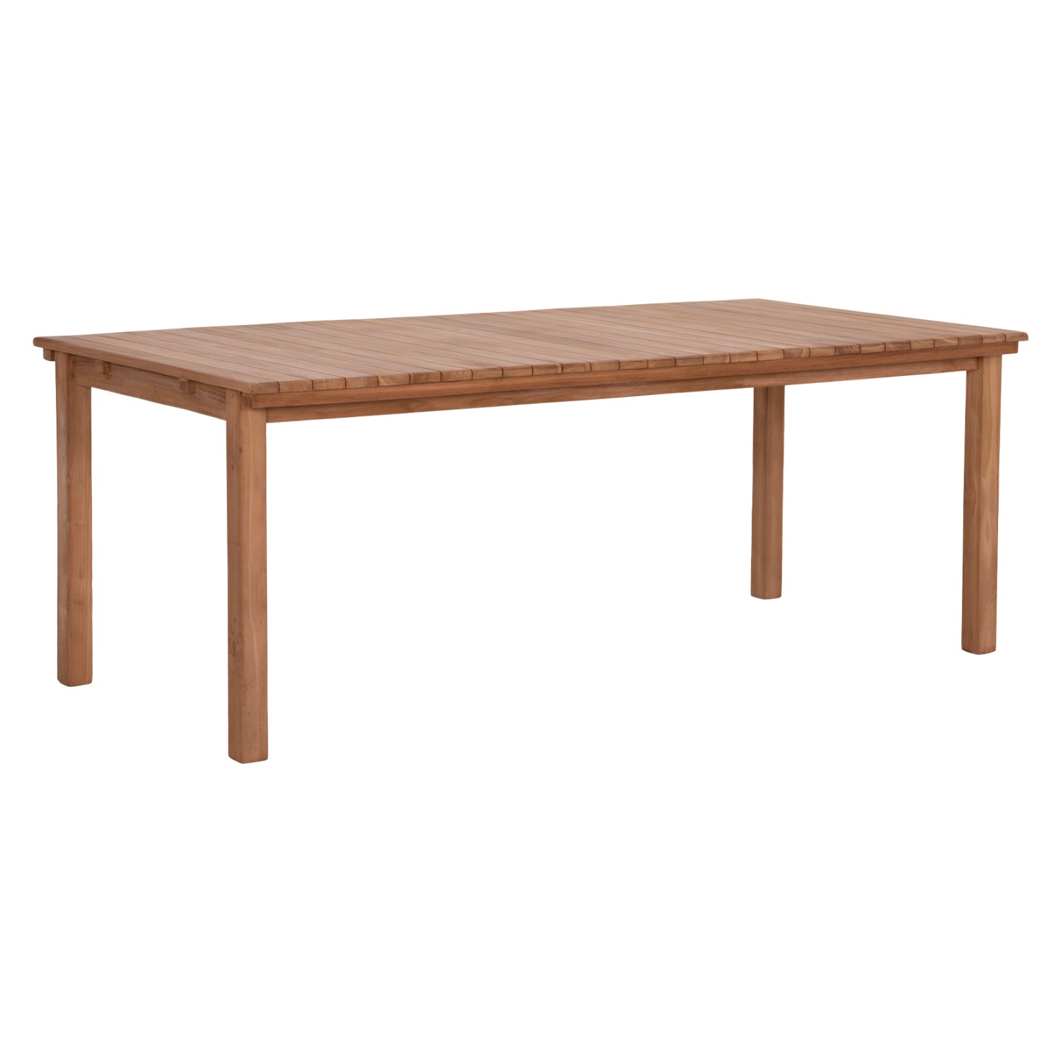 ΤΡΑΠΕΖΙ ΟΡΘΟΓΩΝΙΟ FINTO HM6616 ΞΥΛΟ TEAK--ΦΥΣΙΚΟ 200x100x75Υεκ.