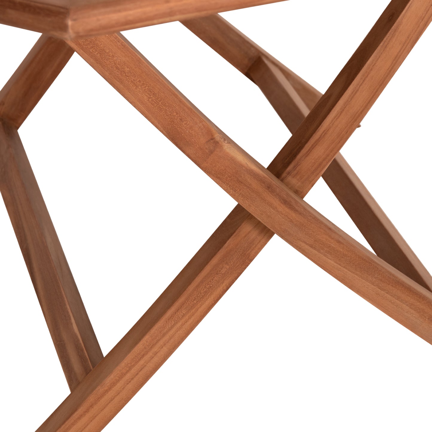 ΤΡΑΠΕΖΙ ΠΟΛΥΓΩΝΟ ΠΤΥΣΣΟΜΕΝΟ KARLIN HM6618 ΞΥΛΟ TEAK ΣΕ ΦΥΣΙΚΟ ΧΡΩΜΑ 120x120x75Yεκ.