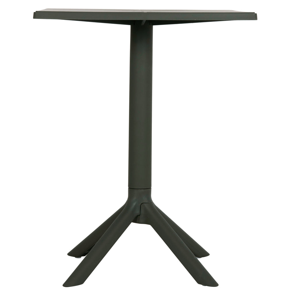 ΤΡΑΠΕΖΙ ΠΟΛΥΠΡΟΠΥΛΕΝΙΟΥ ΤΕΤΡΑΓΩΝΟ TERRIN HM6125.15 DARK OLIVE 60x60x75Υεκ.