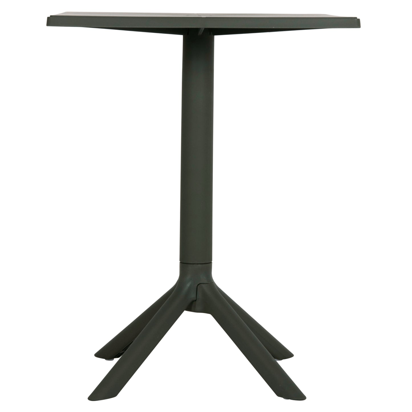 ΤΡΑΠΕΖΙ ΠΟΛΥΠΡΟΠΥΛΕΝΙΟΥ ΤΕΤΡΑΓΩΝΟ TERRIN HM6125.15 DARK OLIVE 60x60x75Υεκ.