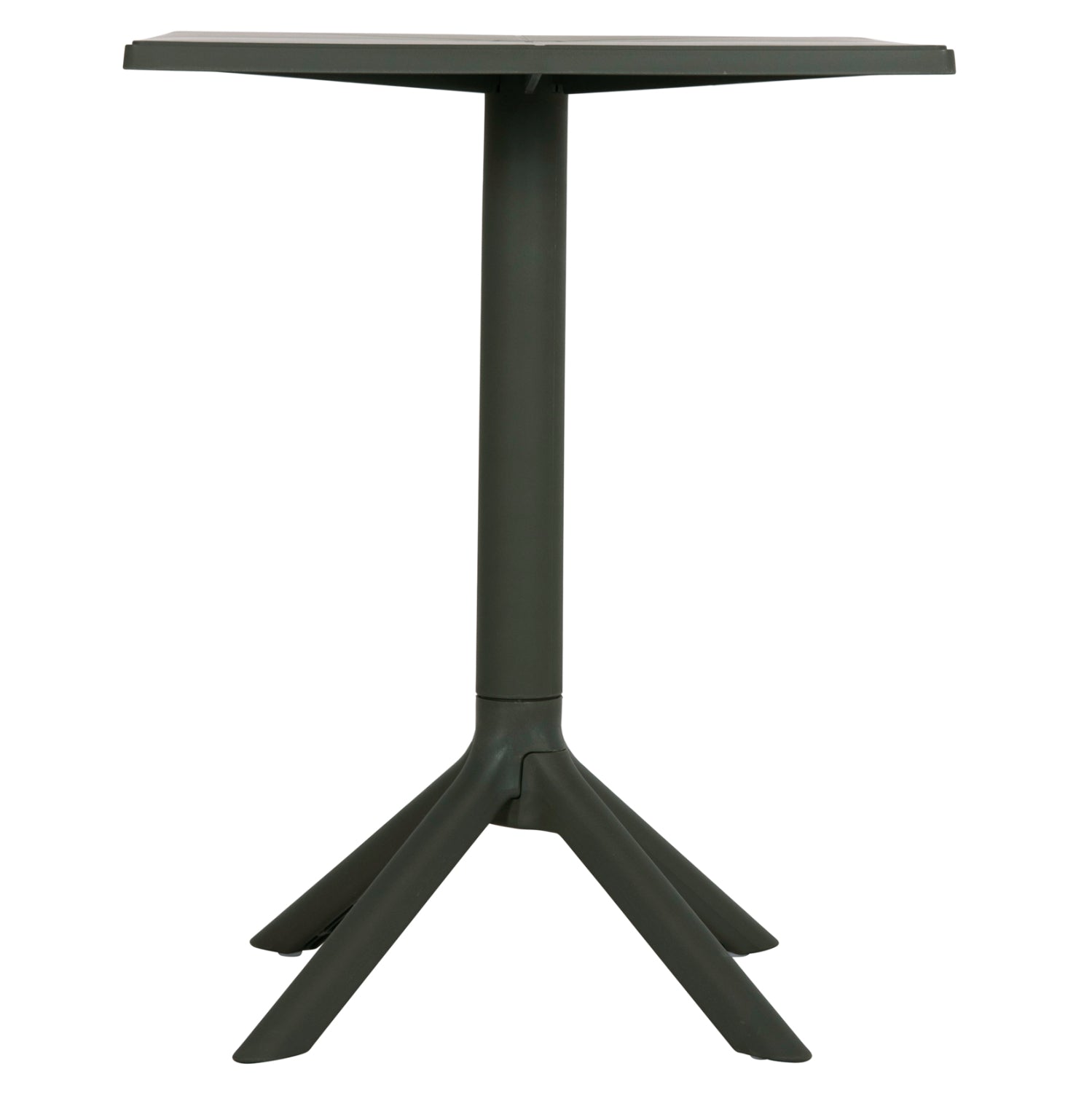 ΤΡΑΠΕΖΙ ΠΟΛΥΠΡΟΠΥΛΕΝΙΟΥ ΤΕΤΡΑΓΩΝΟ TERRIN HM6125.15 DARK OLIVE 60x60x75Υεκ.