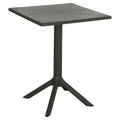 ΤΡΑΠΕΖΙ ΠΟΛΥΠΡΟΠΥΛΕΝΙΟΥ ΤΕΤΡΑΓΩΝΟ TERRIN HM6125.15 DARK OLIVE 60x60x75Υεκ.