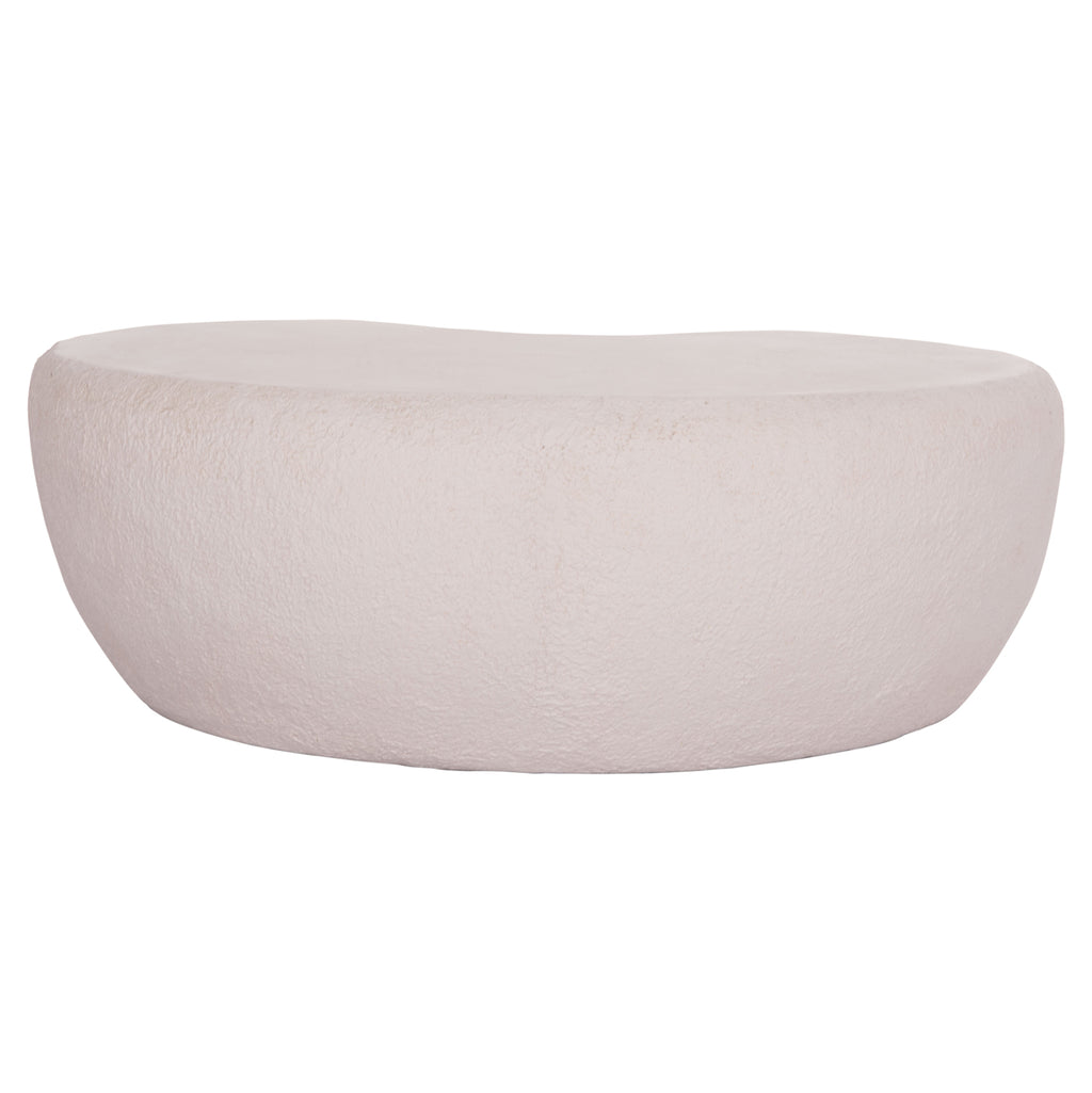 ΤΡΑΠΕΖΙ ΣΑΛΟΝΙΟΥ GERSON HM18151.02L FIBER CEMENT ΣΕ ΛΕΥΚΟ--122x78,5x40Υεκ.