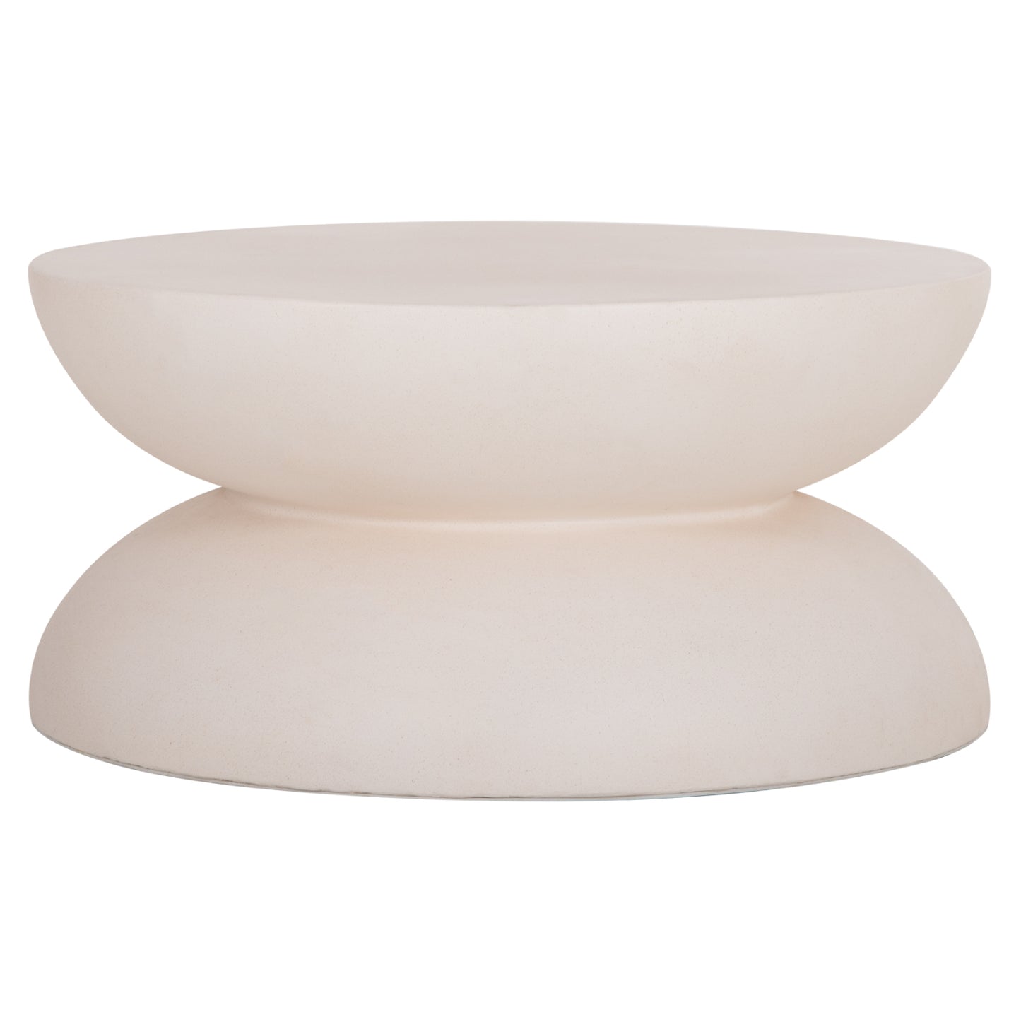 ΤΡΑΠΕΖΙ ΣΑΛΟΝΙΟΥ ANNA HM18158.02 FIBER CEMENT ΣΕ ΛΕΥΚΟ--Φ92x44.5Υεκ