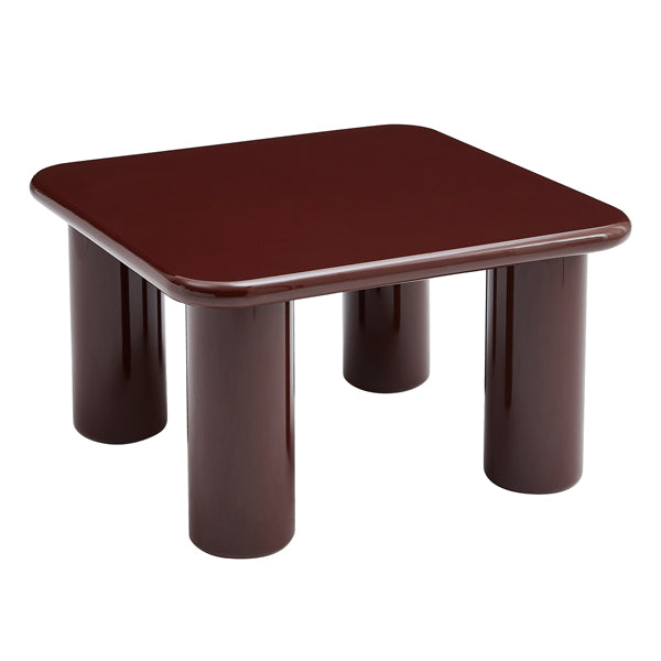 ΤΡΑΠΕΖΙ ΣΑΛΟΝΙΟΥ SOLNA HM18453.06 MDF ΣΕ GLOSSY ΚΟΚΚΙΝΟ 80x80x45Υεκ