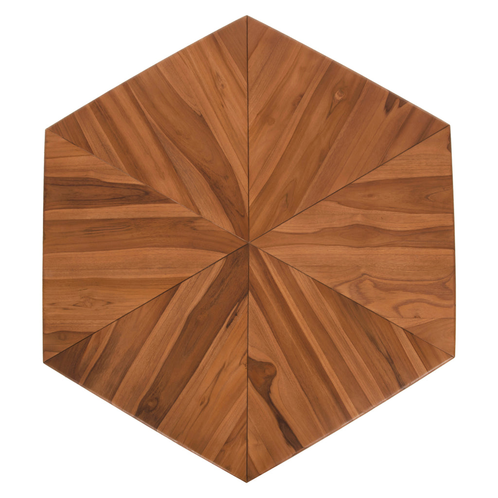 ΤΡΑΠΕΖΙ ΣΑΛΟΝΙΟΥ HEXAGON HM9790 ΞΥΛΟ ΤΕΑΚ ΣΕ ΦΥΣΙΚΟ--B'ΔΙΑΛΟΓΗΣ 114x99x34Yεκ.