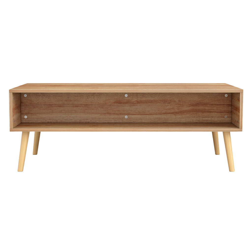 ΤΡΑΠΕΖΙ ΣΑΛΟΝΙΟΥ ΜΕΛΑΜΙΝΗΣ COLM RATTAN HM9224.11 ΣΕ ΦΥΣΙΚΟ ΧΡΩΜΑ 110x59x39,5Yεκ.