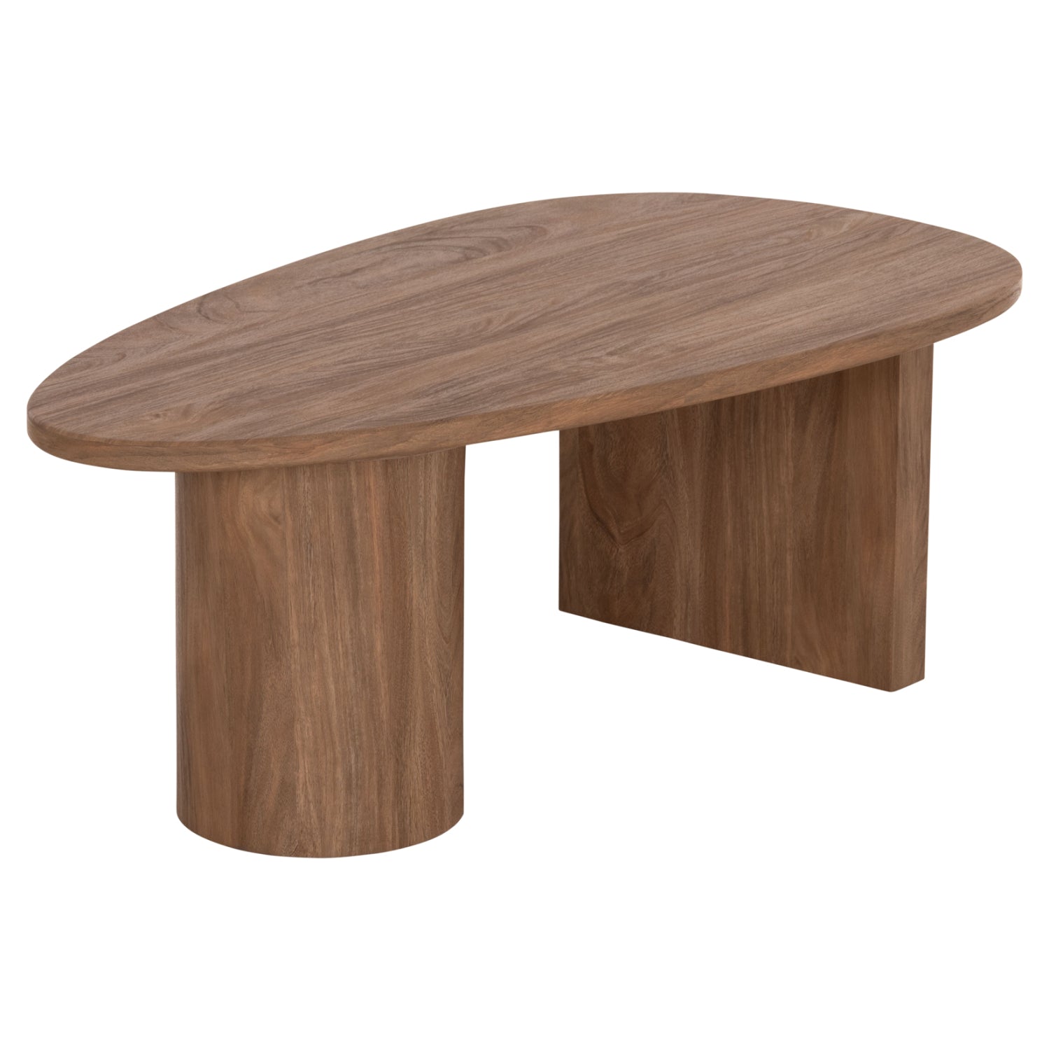 ΤΡΑΠΕΖΙ ΣΑΛΟΝΙΟΥ ΟΒΑΛ ALPER HM18327 MDF ΣΕ SONAMA ΧΡΩΜΑ 110x60x40Υεκ