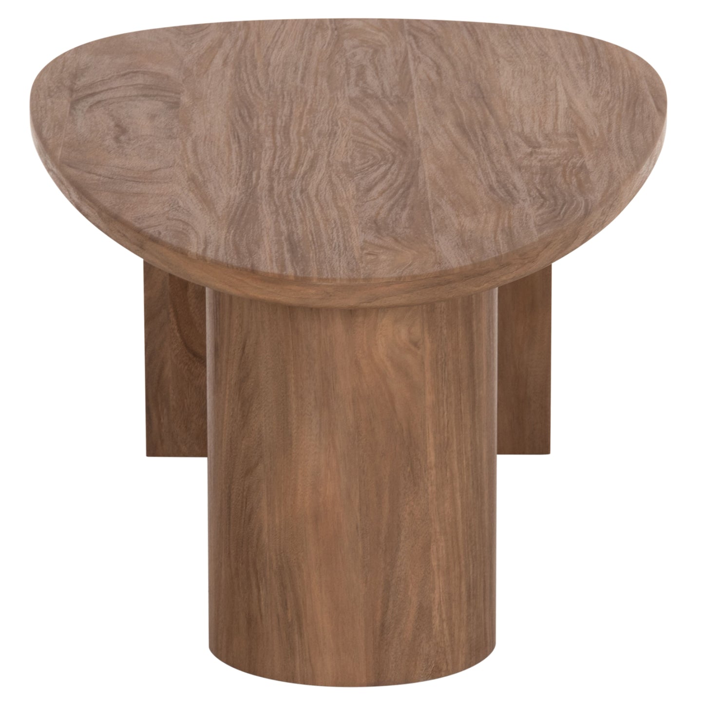 ΤΡΑΠΕΖΙ ΣΑΛΟΝΙΟΥ ΟΒΑΛ ALPER HM18327 MDF ΣΕ SONAMA ΧΡΩΜΑ 110x60x40Υεκ