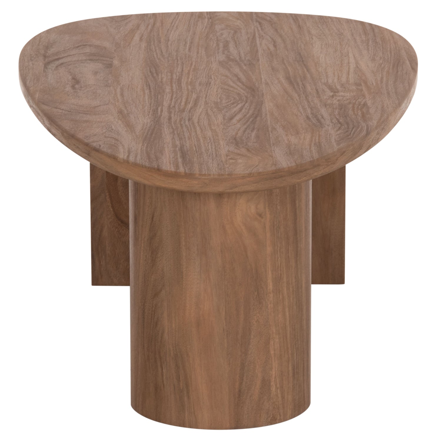 ΤΡΑΠΕΖΙ ΣΑΛΟΝΙΟΥ ΟΒΑΛ ALPER HM18327 MDF ΣΕ SONAMA ΧΡΩΜΑ 110x60x40Υεκ
