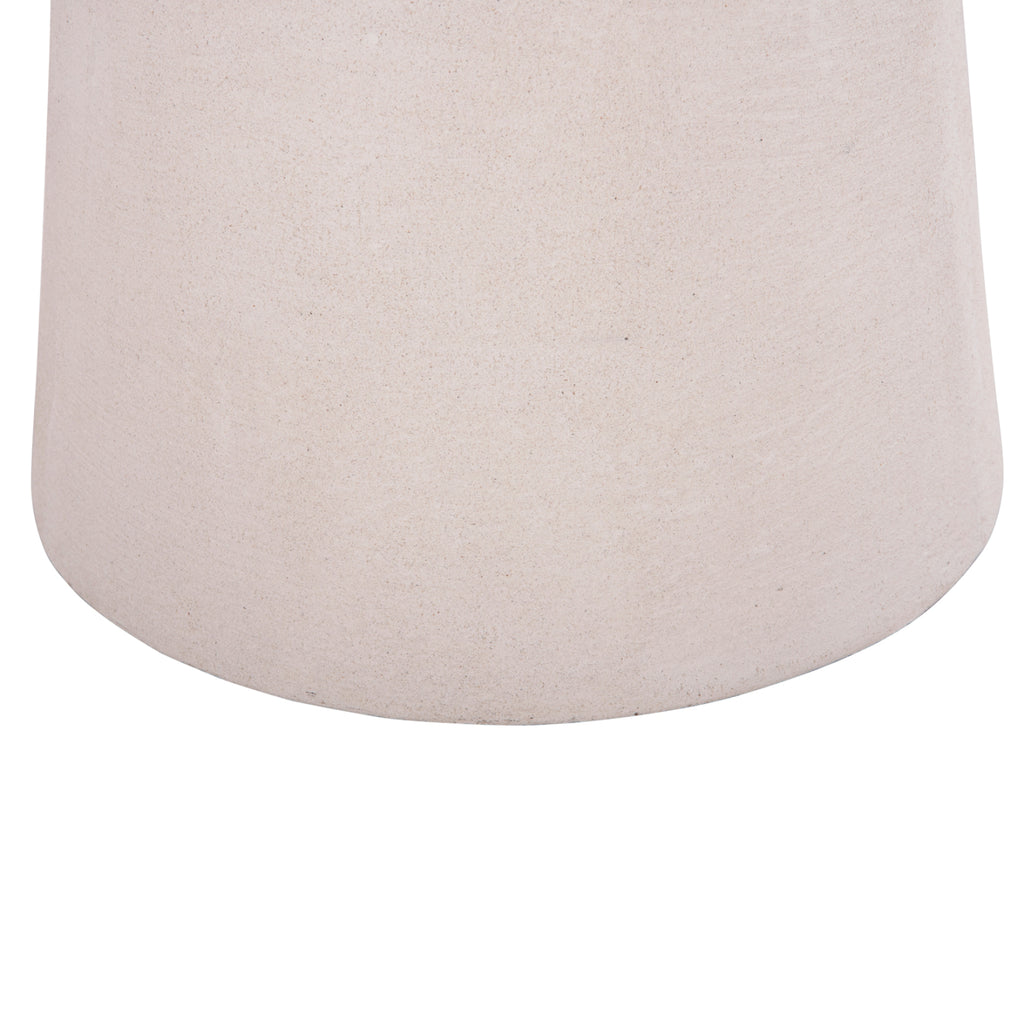 ΤΡΑΠΕΖΙ ΣΑΛΟΝΙΟΥ ΣΤΡΟΓΓΥΛΟ ΣΕΙΡΑ SANTORINI HM18052 MDF ΣΕ ΥΠΟΛΕΥΚΟ ΧΡΩΜΑ Φ48x49Υεκ.