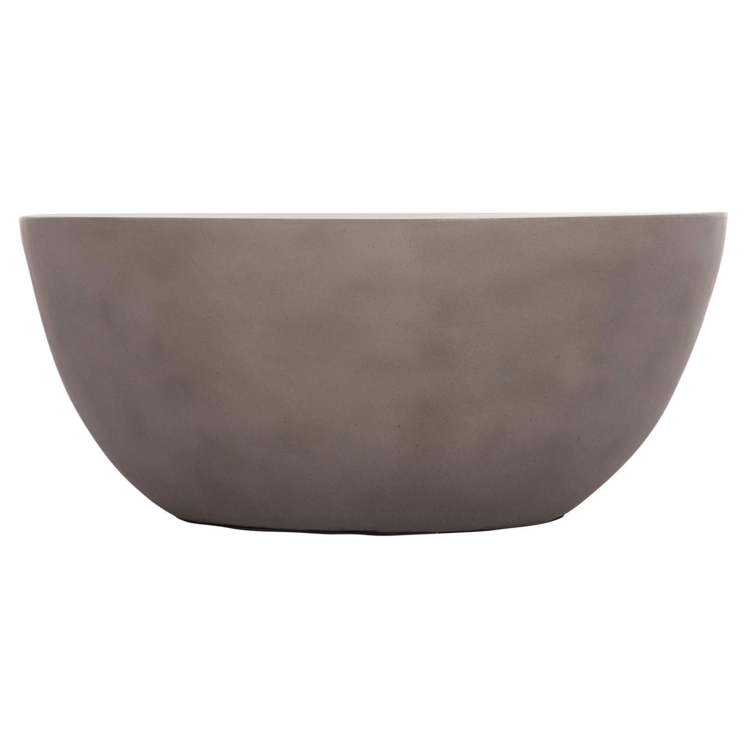 ΤΡΑΠΕΖΙ ΣΑΛΟΝΙΟΥ ΣΤΡΟΓΓΥΛΟ ALLAN HM18162.03 FIBER CEMENT ΣΕ ΓΚΡΙ--Φ92x49Υεκ.