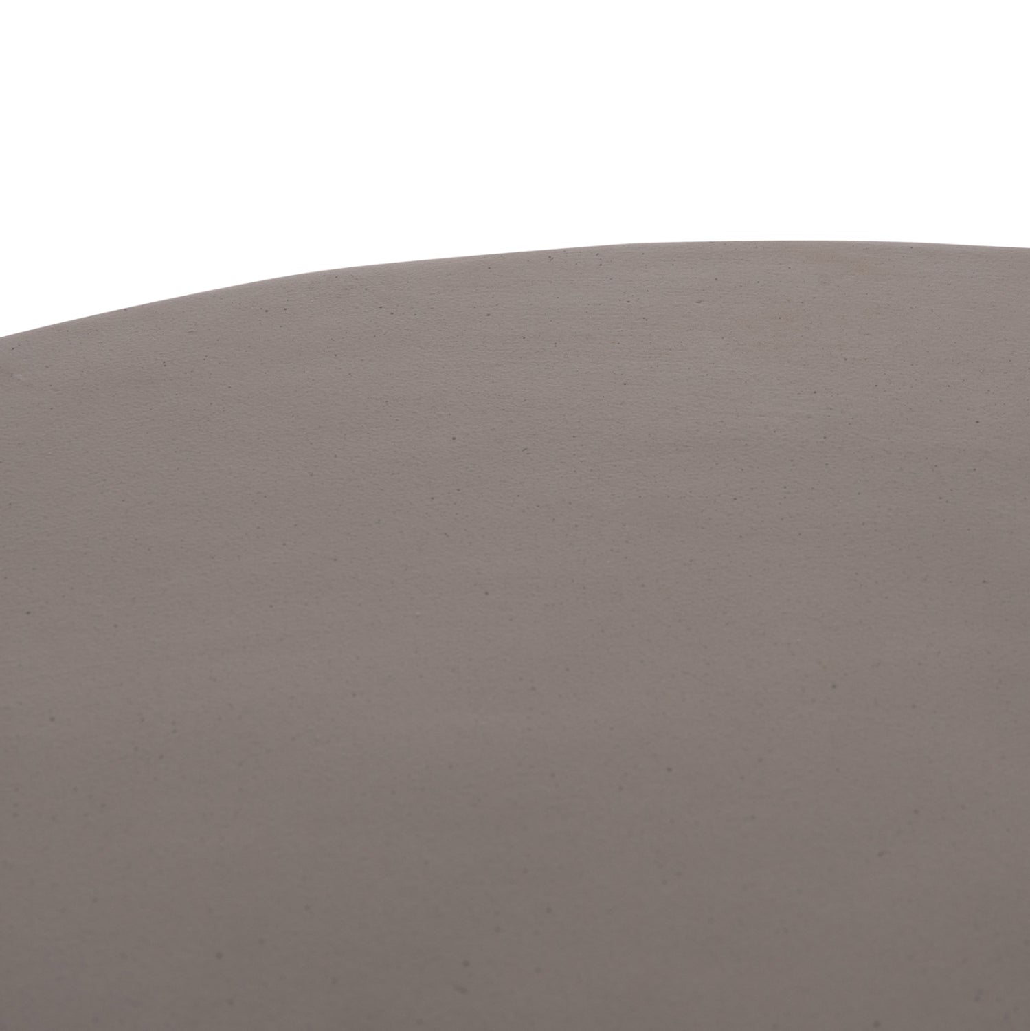 ΤΡΑΠΕΖΙ ΣΑΛΟΝΙΟΥ ΣΤΡΟΓΓΥΛΟ ALLAN HM18162.03 FIBER CEMENT ΣΕ ΓΚΡΙ--Φ92x49Υεκ.