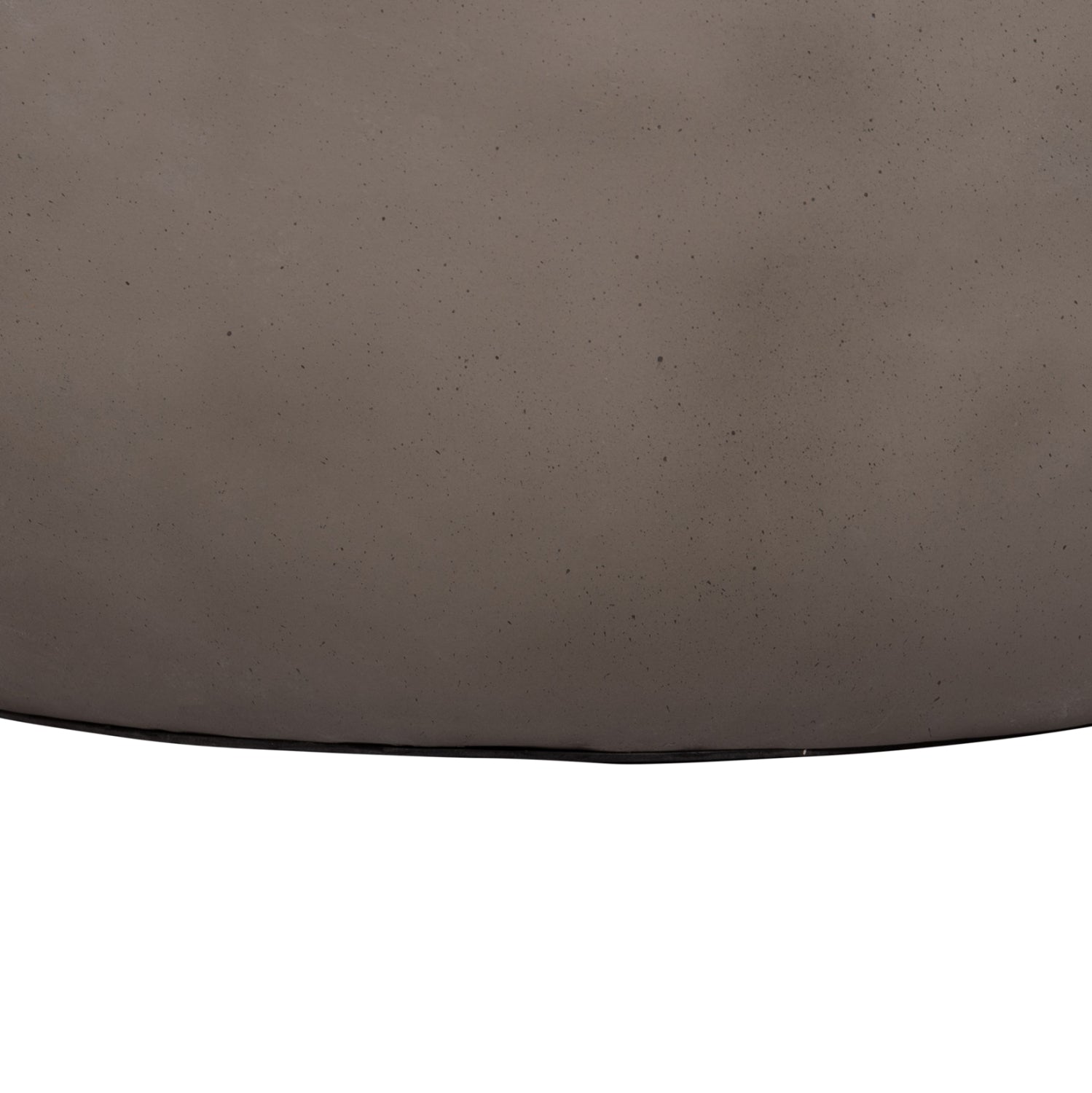 ΤΡΑΠΕΖΙ ΣΑΛΟΝΙΟΥ ΣΤΡΟΓΓΥΛΟ ALLAN HM18162.03 FIBER CEMENT ΣΕ ΓΚΡΙ--Φ92x49Υεκ.