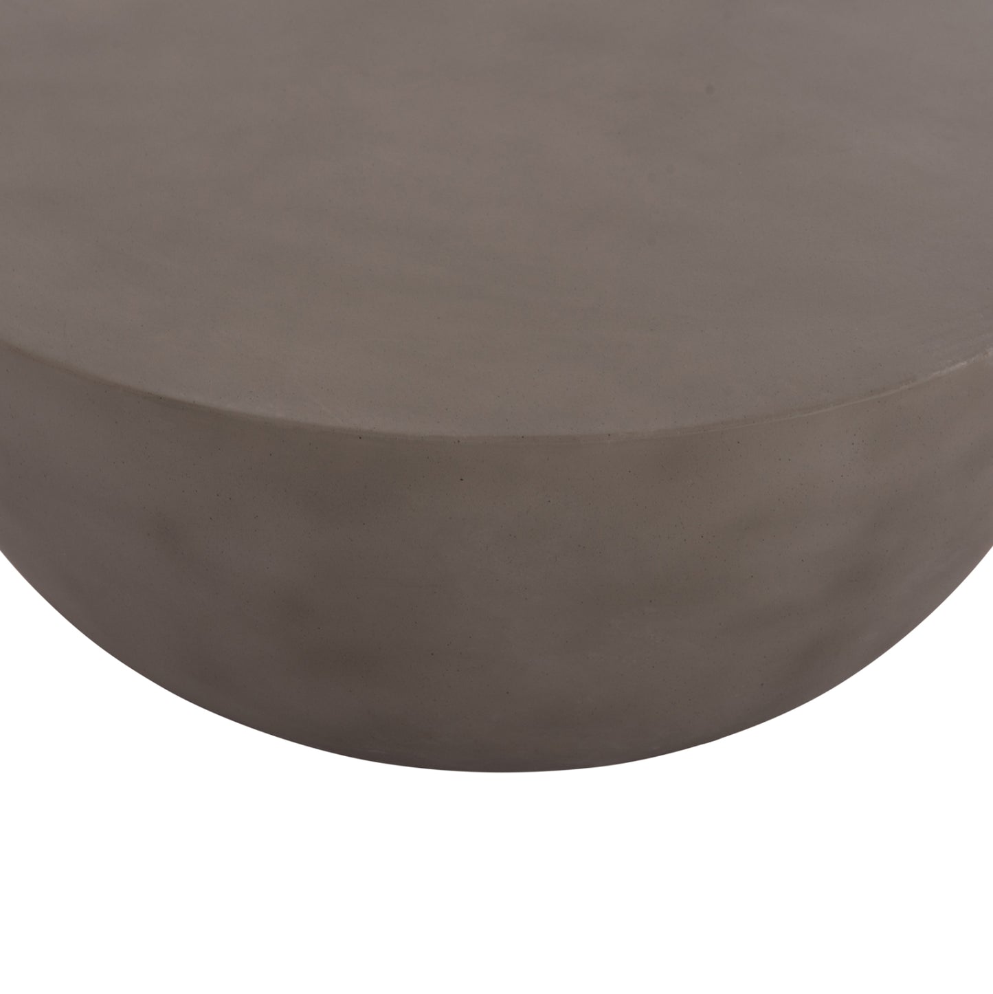 ΤΡΑΠΕΖΙ ΣΑΛΟΝΙΟΥ ΣΤΡΟΓΓΥΛΟ ALLAN HM18162.03 FIBER CEMENT ΣΕ ΓΚΡΙ--Φ92x49Υεκ.