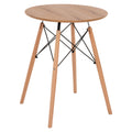 ΤΡΑΠΕΖΙ ΣΤΡΟΓΓΥΛΟ MINIMAL HM0060.04 ΦΥΣΙΚΟ ΧΡΩΜΑ MDF-ΠΟΔΙΑ ΟΞΙΑΣ ΣΕ ΦΥΣΙΚΟ ΧΡΩΜΑ Φ60Χ76Υεκ.