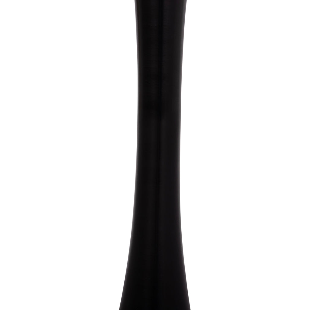 ΤΡΑΠΕΖΙ ΣΤΡΟΓΓΥΛΟ BROLIN HM18141.02 MDF TOP-ΒΑΣΗ ΜΕΤΑΛΛΙΚΗ--ΜΑΥΡΟ Φ90x73Υεκ