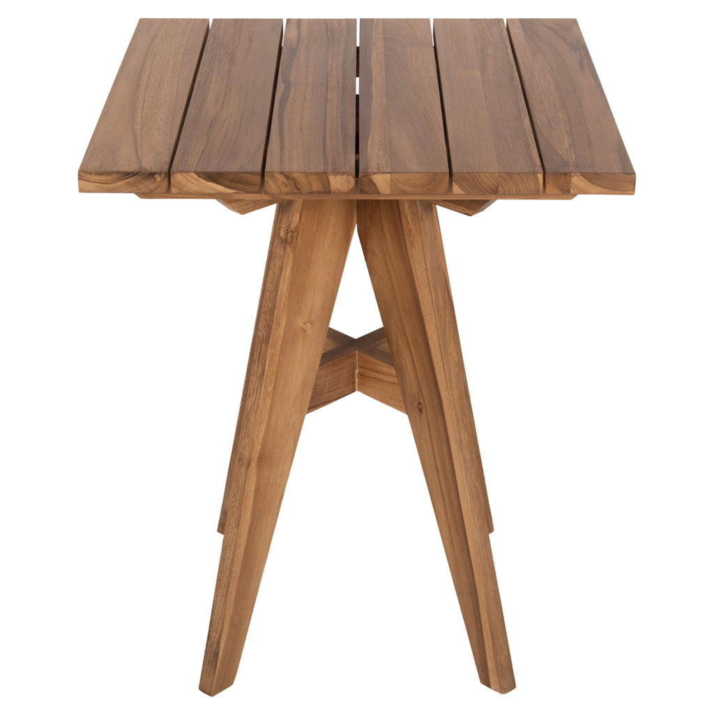 ΤΡΑΠΕΖΙ ΤΕΤΡΑΓΩΝΟ LEO HM9860.11 ΜΑΣΙΦ ΞΥΛΟ ΤΕΑΚ 60x60x75Υεκ.