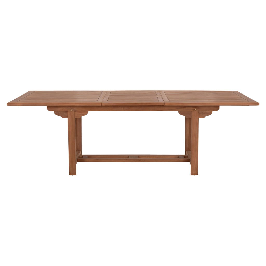 TΡΑΠΕΖΙ ΤΡΑΠΕΖΑΡΙΑΣ ΑΝΟΙΓΟΜΕΝΟ CRANDER HM6376 ΞΥΛΟ TEAK ΣΕ ΦΥΣΙΚΟ 180-240x100x76Υεκ