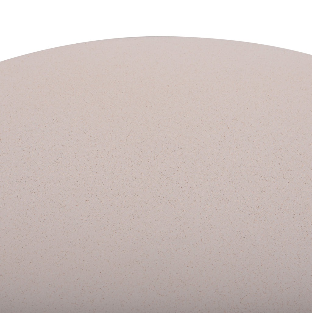 ΒΟΗΘΗΤΙΚΟ ΤΡΑΠΕΖΙ PRILEP HM18159.02 FIBER CEMENT ΛΕΥΚΟ & RATTAN--Φ60x76,5Υεκ