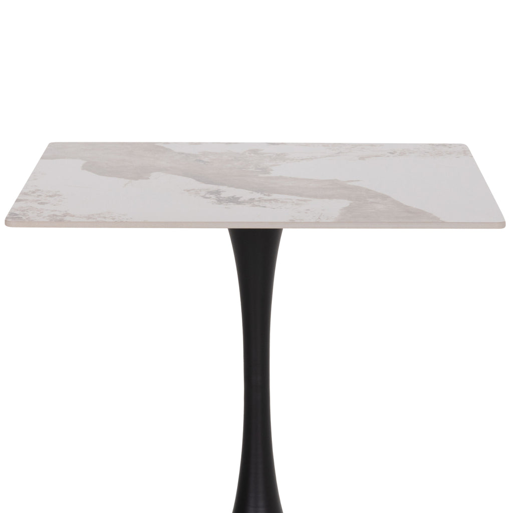 ΤΡΑΠΕΖΙ ΤΡΑΠΕΖΑΡΙΑΣ TETRAN HM18315.02 ΒΑΣΗ ΜΑΥΡΗ--SINTERED STONE PANDORA 80x80x73Υεκ
