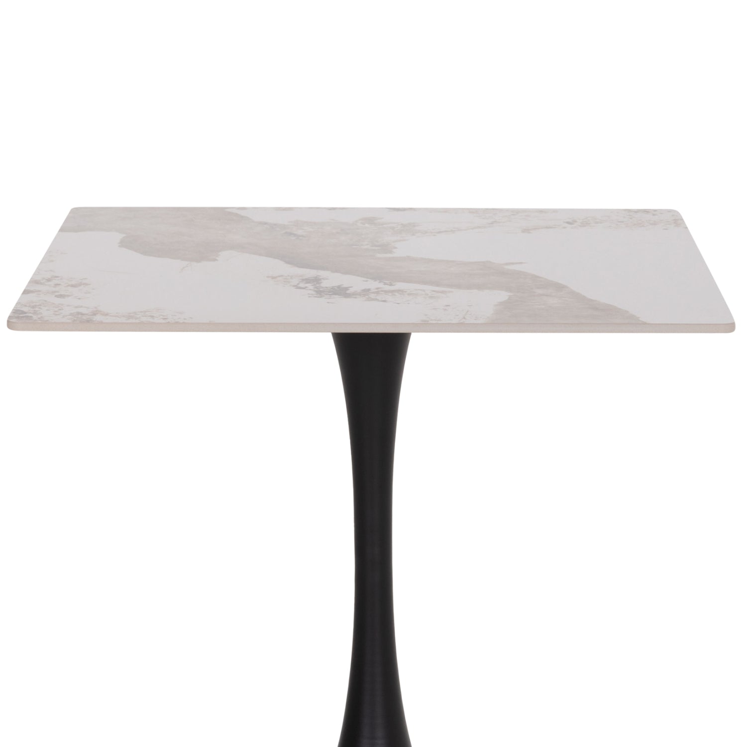 ΤΡΑΠΕΖΙ ΤΡΑΠΕΖΑΡΙΑΣ TETRAN HM18315.02 ΒΑΣΗ ΜΑΥΡΗ--SINTERED STONE PANDORA 80x80x73Υεκ