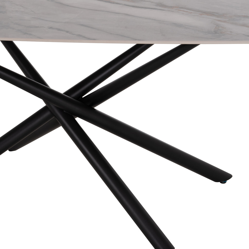 ΤΡΑΠΕΖΙ ΤΡΑΠΕΖΑΡΙΑΣ ISKA HM18420 ΚΕΡΑΜΙΚΟ TOP ΣΕ ΛΕΥΚΟ/ΚΑΦΕ ΜΑΡΜΑΡΟ 160x90x79Υεκ