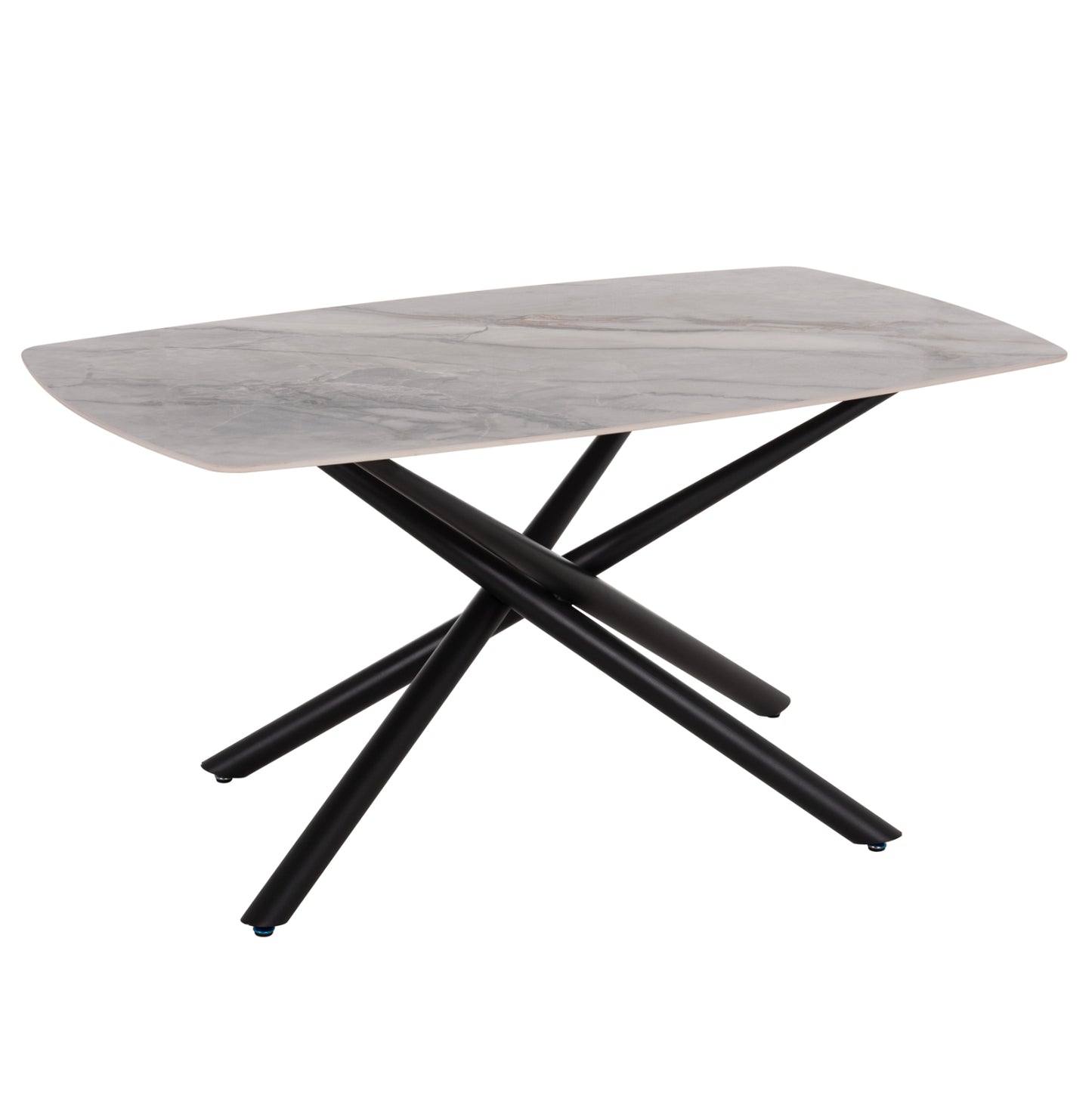 ΤΡΑΠΕΖΙ ΤΡΑΠΕΖΑΡΙΑΣ ISKA HM18420 ΚΕΡΑΜΙΚΟ TOP ΣΕ ΛΕΥΚΟ/ΚΑΦΕ ΜΑΡΜΑΡΟ 160x90x79Υεκ