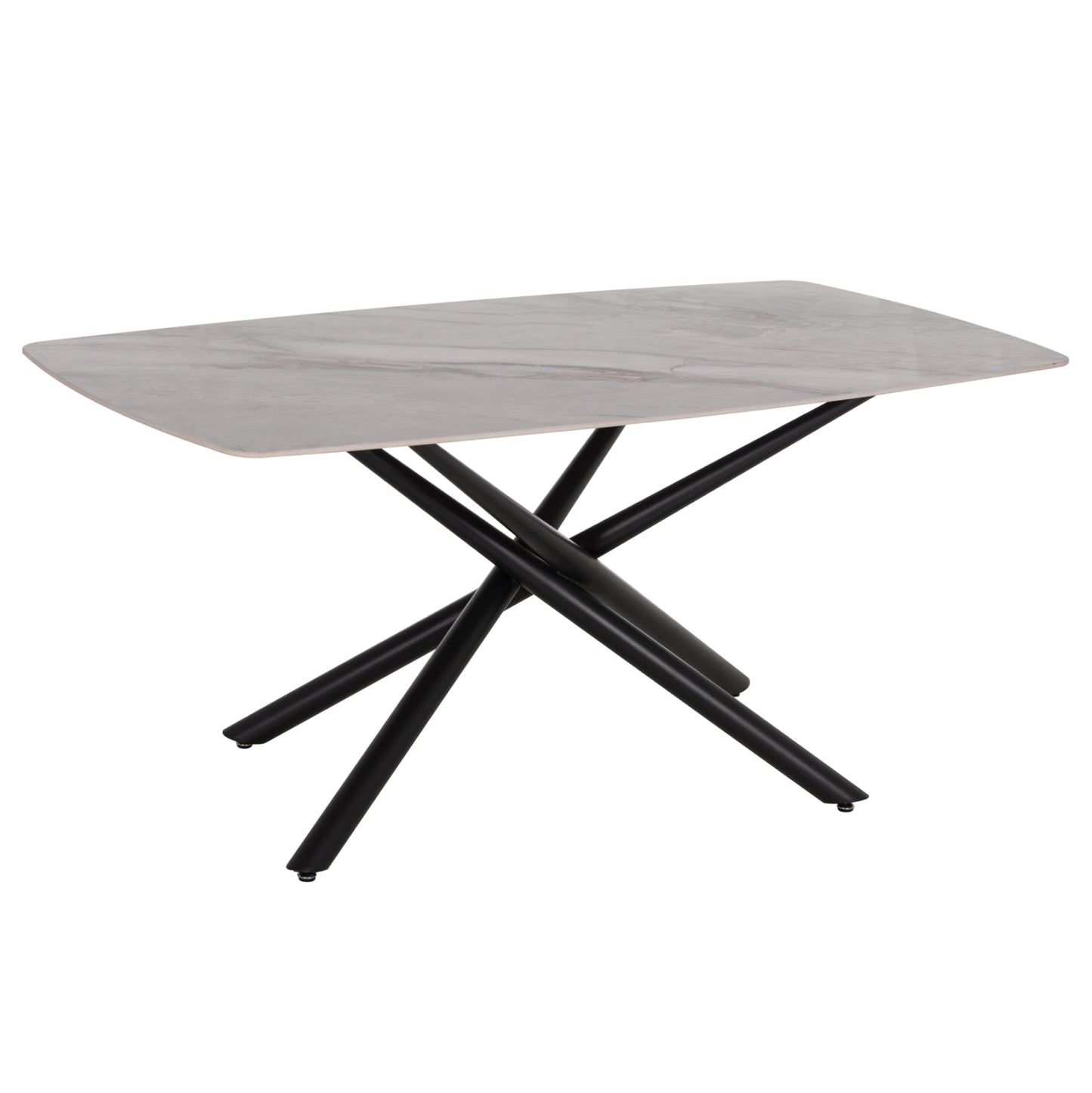 ΤΡΑΠΕΖΙ ΤΡΑΠΕΖΑΡΙΑΣ ISKA HM18423 ΚΕΡΑΜΙΚΟ TOP ΣΕ ΛΕΥΚΟ/ΚΑΦΕ ΜΑΡΜΑΡΟ 178x89x79Υεκ