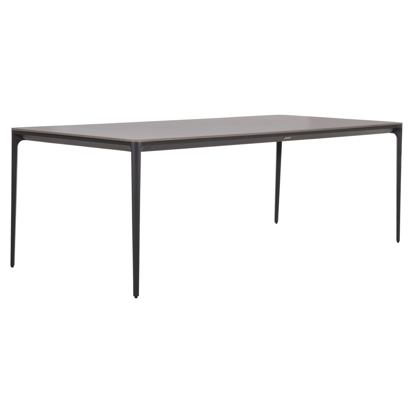 ΤΡΑΠΕΖΙ ΤΡΑΠΕΖΑΡΙΑΣ STAD HM6558.01 ΓΚΡΙ ΑΛΟΥΜΙΝΙΟ & SINTERED STONE TOP 220x100x74Υεκ