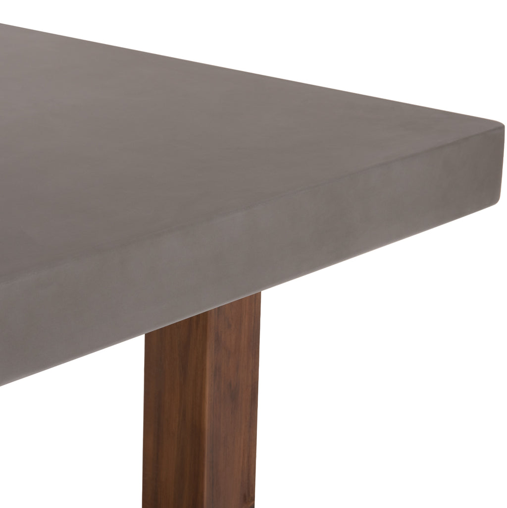 ΤΡΑΠΕΖΙ ΤΡΑΠΕΖΑΡΙΑΣ FIBER CEMENT & ΞΥΛΟ ΑΚΑΚΙΑΣ ASTOR HM6572.01 ΓΚΡΙ 240x100x75Υεκ