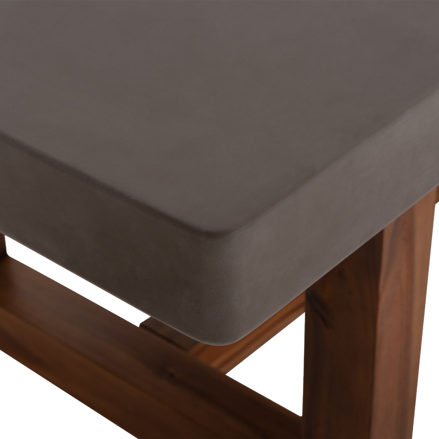 ΤΡΑΠΕΖΙ ΤΡΑΠΕΖΑΡΙΑΣ FIBER CEMENT & ΞΥΛΟ ΑΚΑΚΙΑΣ ASTOR HM6572.01 ΓΚΡΙ 240x100x75Υεκ