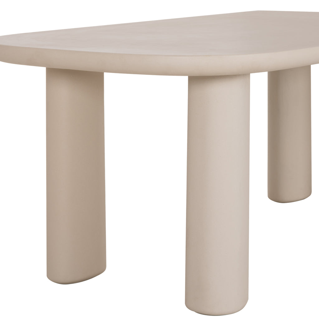 ΤΡΑΠΕΖΙ ΤΡΑΠΕΖΑΡΙΑΣ FIBER CEMENT KIORA HM6597.02 ΜΠΕΖ 200x100x76Υεκ