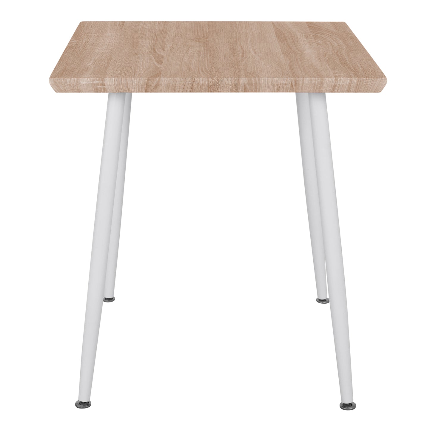 ΤΡΑΠΕΖΙ ΤΡΑΠΕΖΑΡΙΑΣ PALOMA HM8335.02, 70Χ70X76,5, SONOMA, ΛΕΥΚΑ ΠΟΔΙΑ