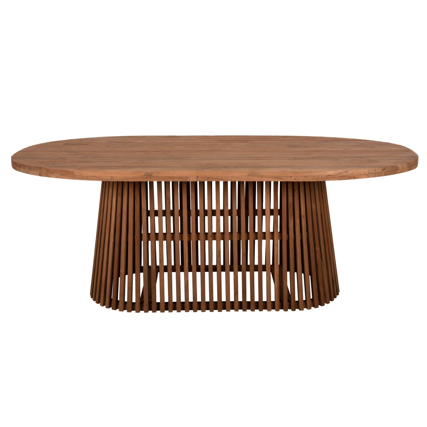 ΤΡΑΠΕΖΙ ΤΡΑΠΕΖΑΡΙΑΣ REMIK HM9835 RECYCLED ΤΕΑΚ ΣΕ ΦΥΣΙΚΟ 200x100x75,5Yεκ. TOP 4εκ.