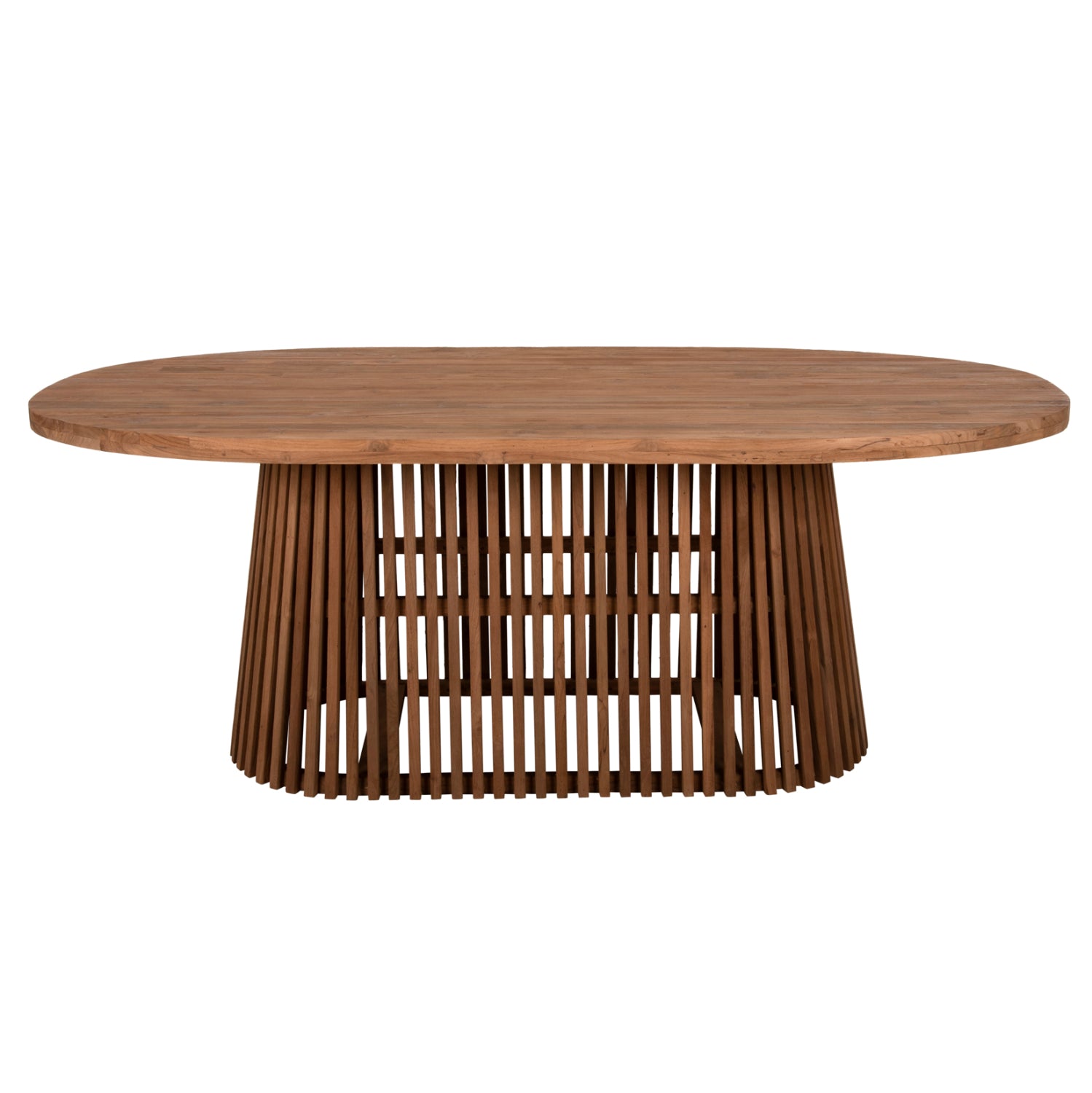 ΤΡΑΠΕΖΙ ΤΡΑΠΕΖΑΡΙΑΣ REMIK HM9835 RECYCLED ΤΕΑΚ ΣΕ ΦΥΣΙΚΟ 200x100x75,5Yεκ. TOP 4εκ.