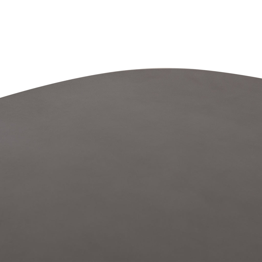 ΤΡΑΠΕΖΙ ΤΡΑΠΕΖΑΡΙΑΣ FIBER CEMENT ΟΒΑΛ GLEN HM6598.01 ΓΚΡΙ 260x95x75Υεκ