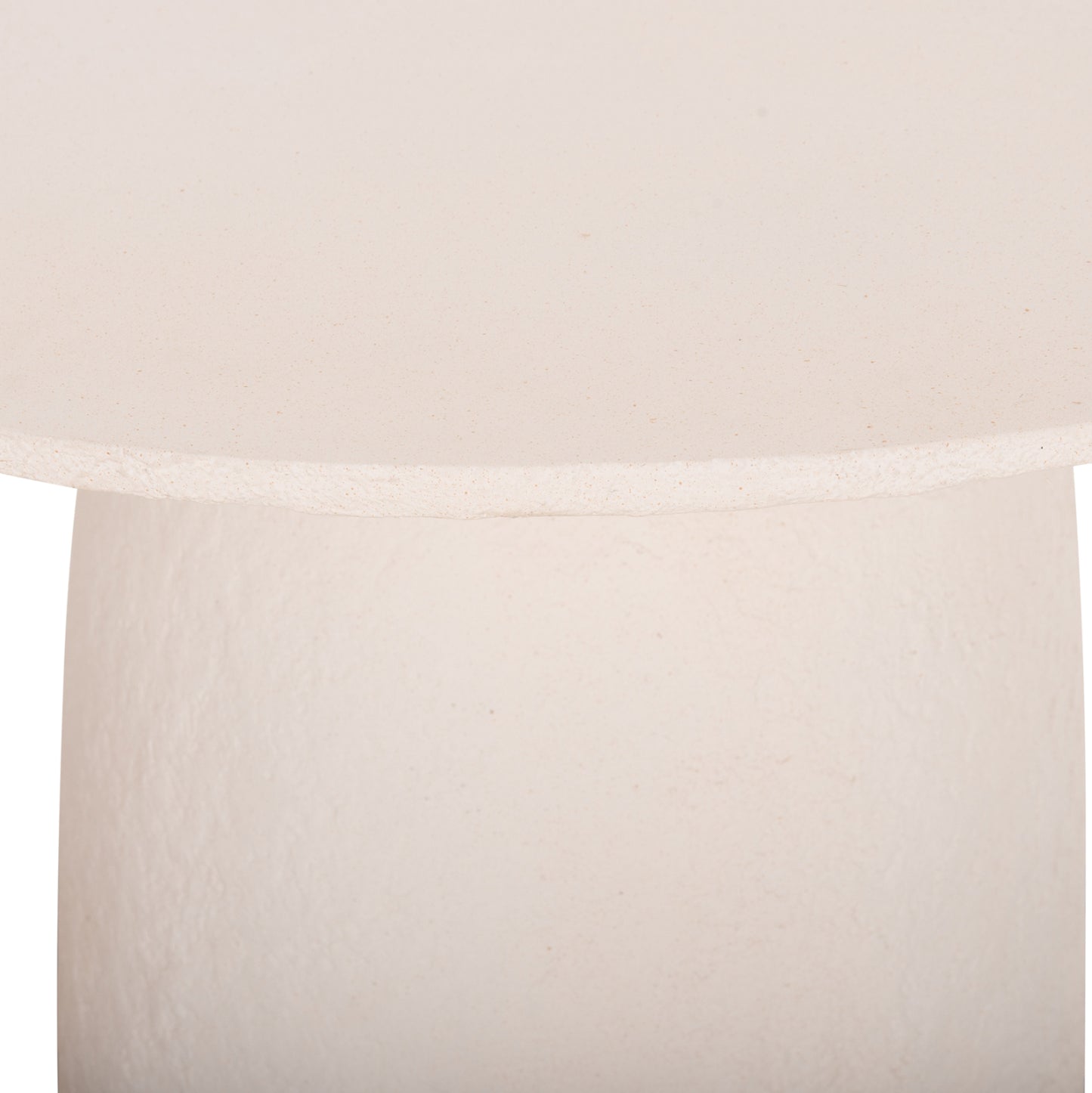 ΤΡΑΠΕΖΙ ΤΡΑΠΕΖΑΡΙΑΣ ΣΤΡΟΓΓΥΛΟ SEPPO HM18154.02 FIBER CEMENT ΛΕΥΚΟ--Φ119,5x75,5Υεκ.