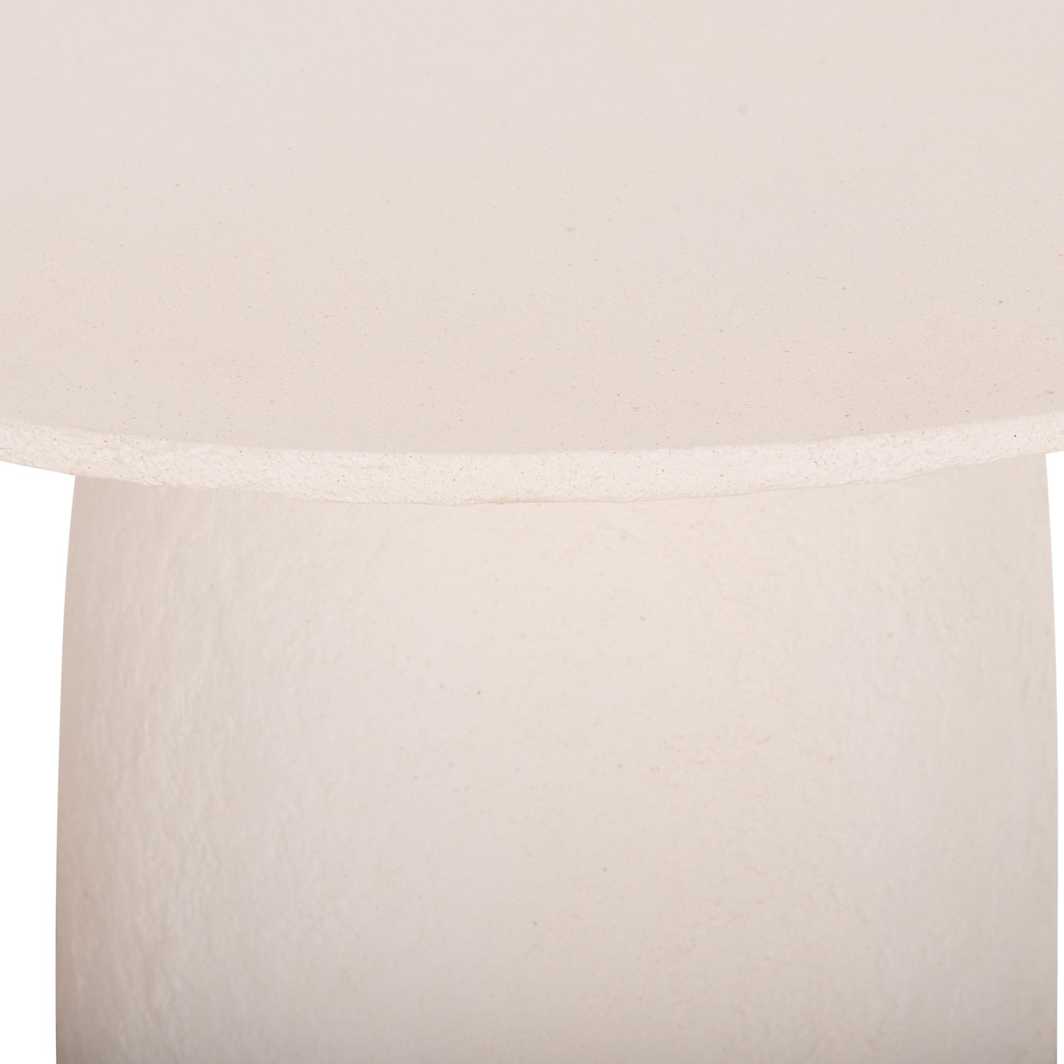 ΤΡΑΠΕΖΙ ΤΡΑΠΕΖΑΡΙΑΣ ΣΤΡΟΓΓΥΛΟ SEPPO HM18154.02 FIBER CEMENT ΛΕΥΚΟ--Φ119,5x75,5Υεκ.