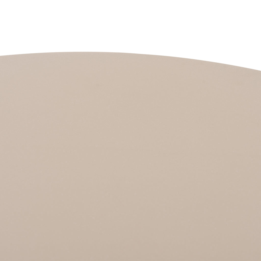 ΤΡΑΠΕΖΙ ΤΡΑΠΕΖΑΡΙΑΣ FIBER CEMENT ΣΤΡΟΓΓΥΛΟ NAYU HM6583.02 ΜΠΕΖ Φ120x73Υεκ