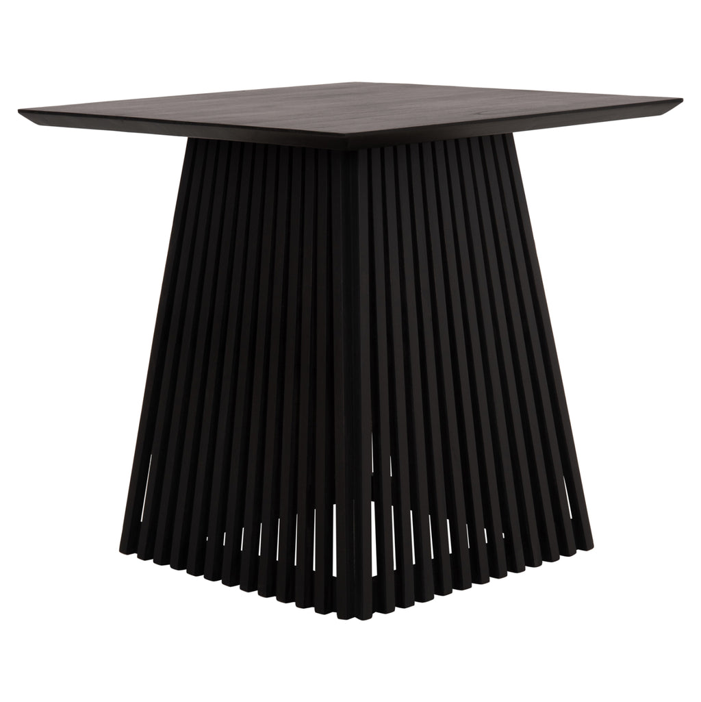 ΤΡΑΠΕΖΙ ΤΡΑΠΕΖΑΡΙΑΣ ΤΕΤΡΑΓΩΝΟ FRANTZ HM9458.02 MINDI ΞΥΛΟ ΜΑΥΡΟ 80x80x78Yεκ.