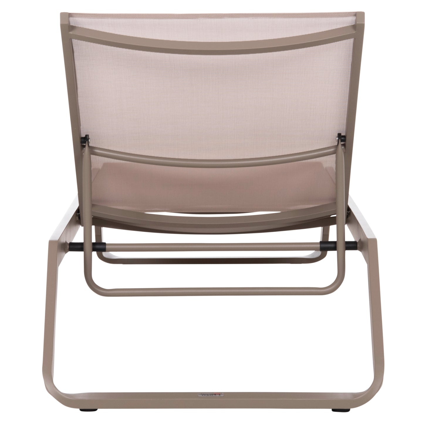 ΞΑΠΛΩΣΤΡΑ ΑΛΟΥΜΙΝΙΟΥ MARIMAR HM6562.03 ΣΚΕΛΕΤΟΣ TAUPE & TEXTILENE ΜΠΕΖ 220x67.5x31.5Υεκ